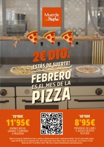 2€ DTO. Febrero - Mes de la pizza